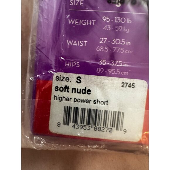 Spanx Higher Power Short Shapewear Seamless Ultra-Soft Nude Lightweight Small - Picture 3 of 4